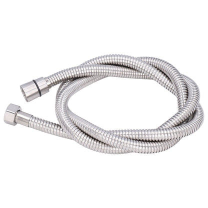 Stainless Steel Shower Hose Explosion Proof G1/2 Shower Head Hose for Bathroom Silver 1.5m/4.9ft V1294-YM0523-3112220003311