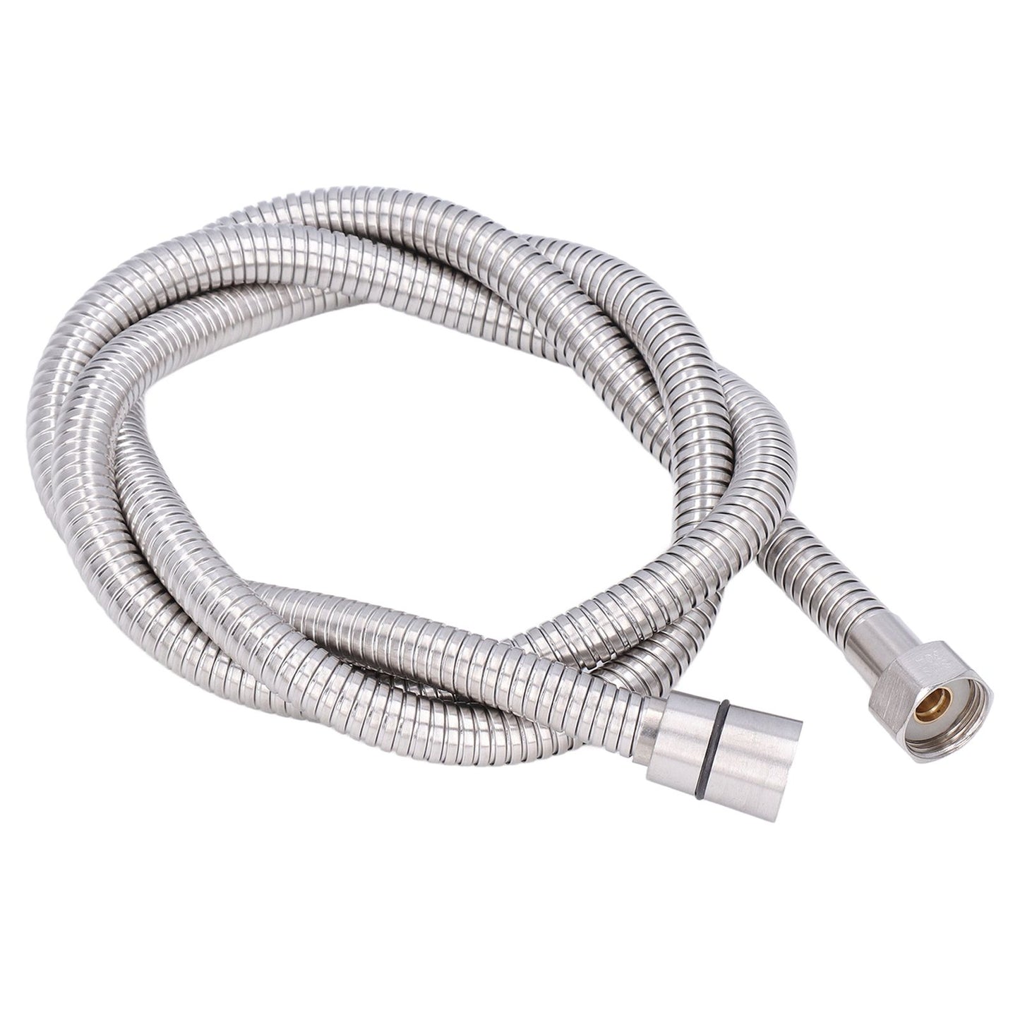Stainless Steel Shower Hose Explosion Proof G1/2 Shower Head Hose for Bathroom Silver 1.5m/4.9ft V1294-YM0523-3112220003311