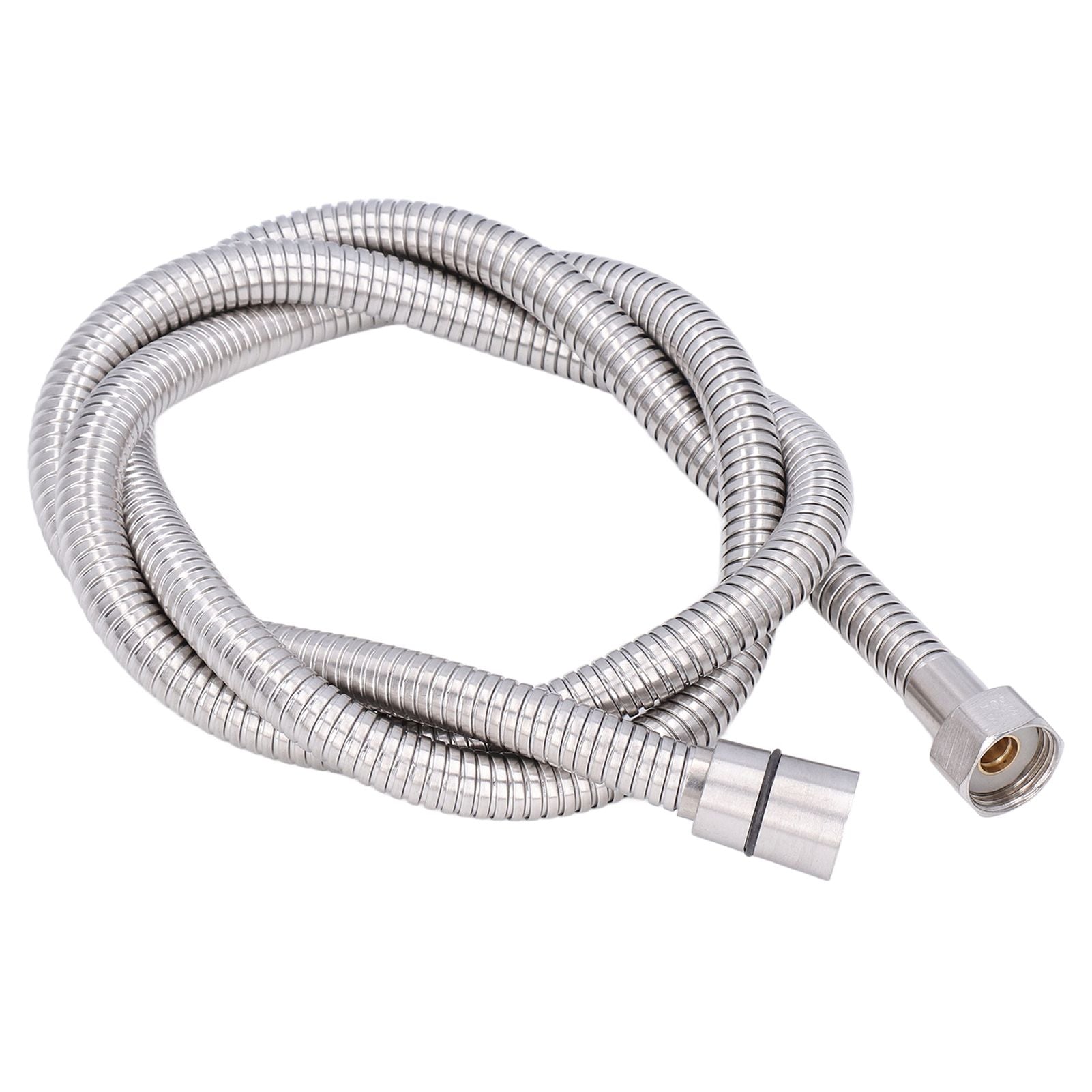 Stainless Steel Shower Hose Explosion Proof G1/2 Shower Head Hose for Bathroom Silver 1.5m/4.9ft V1294-YM0523-3112220003311
