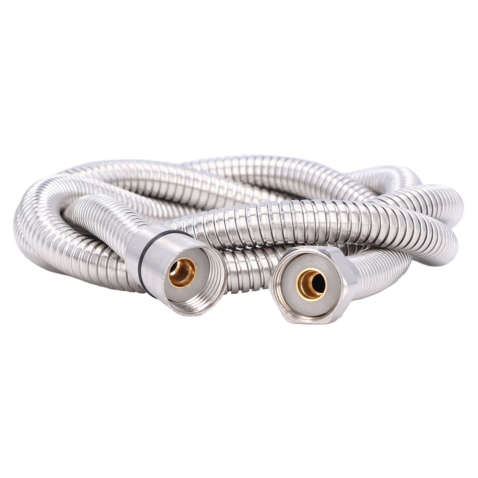 Stainless Steel Shower Hose Explosion Proof G1/2 Shower Head Hose for Bathroom Silver 1.5m/4.9ft V1294-YM0523-3112220003311