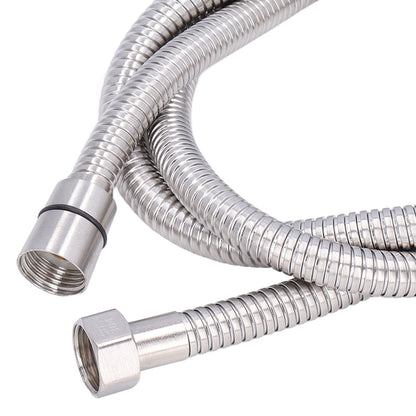 Stainless Steel Shower Hose Explosion Proof G1/2 Shower Head Hose for Bathroom Silver 1.5m/4.9ft V1294-YM0523-3112220003311