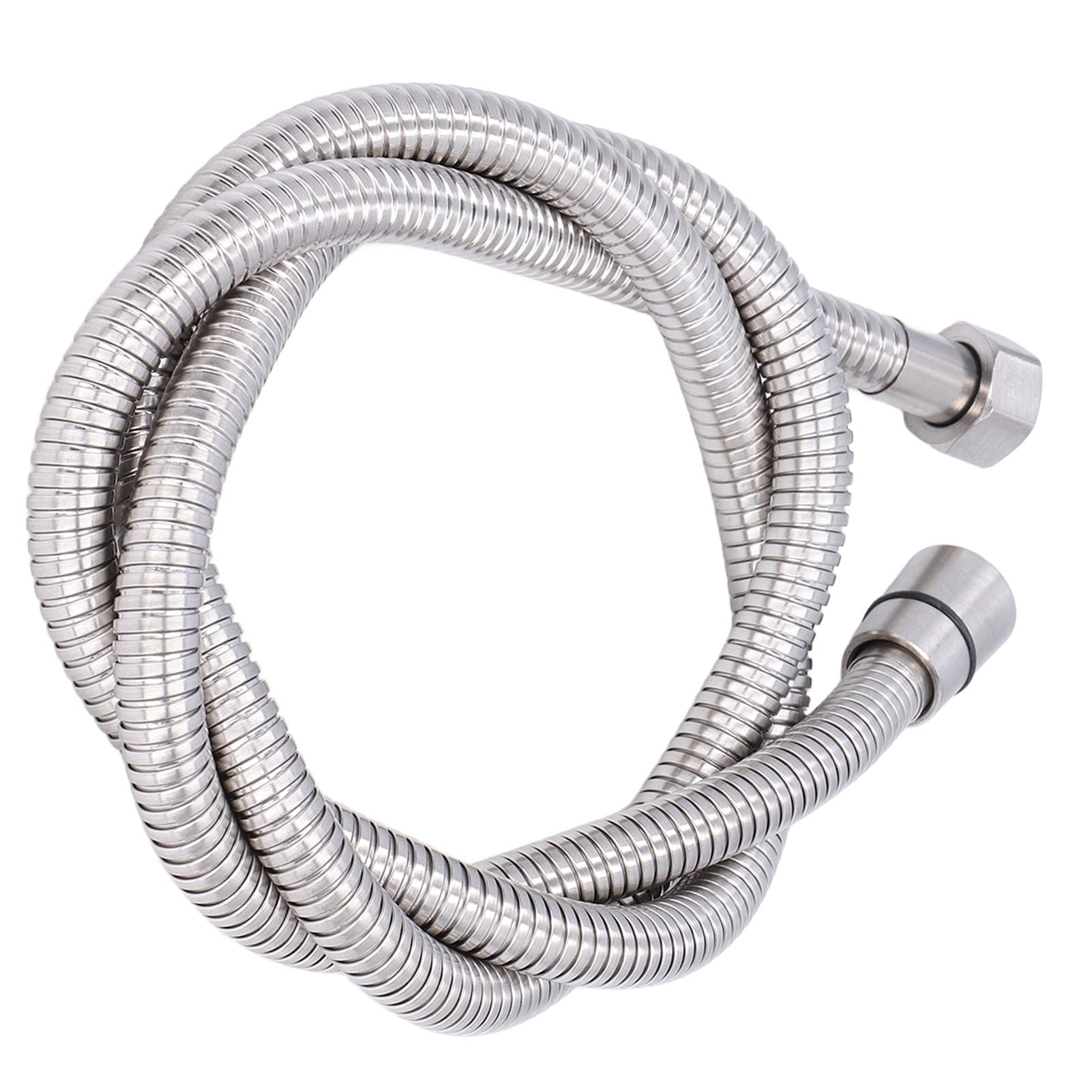 Stainless Steel Shower Hose Explosion Proof G1/2 Shower Head Hose for Bathroom Silver 1.5m/4.9ft V1294-YM0523-3112220003311