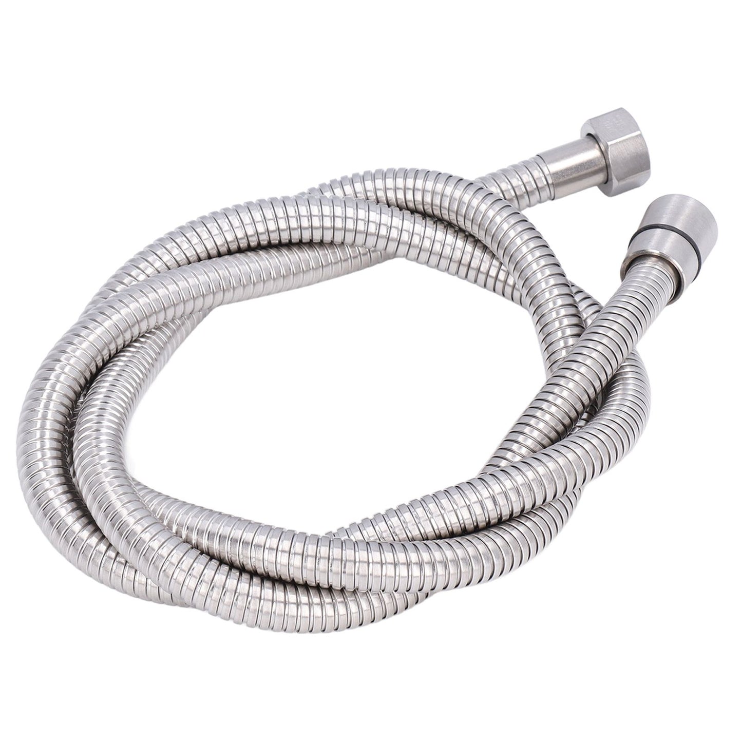 Stainless Steel Shower Hose Explosion Proof G1/2 Shower Head Hose for Bathroom Silver 1.5m/4.9ft V1294-YM0523-3112220003311