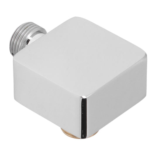 Quadrate Shower Elbow Chrome Finish Wall Mounted G1/2 Full Copper Male Female Universal Wall Elbow for Hand V1294-YM0523-3112220003511