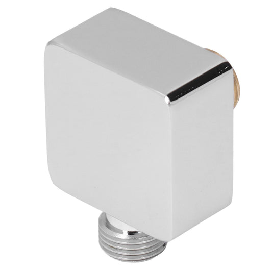Quadrate Shower Elbow Chrome Finish Wall Mounted G1/2 Full Copper Male Female Universal Wall Elbow for Hand V1294-YM0523-3112220003511