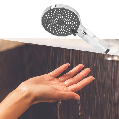 Handheld Shower Head High Pressure G1/2 Thread ABS Electroplated Showerhead for BathroomSilver V1294-YM0523-3112220003611