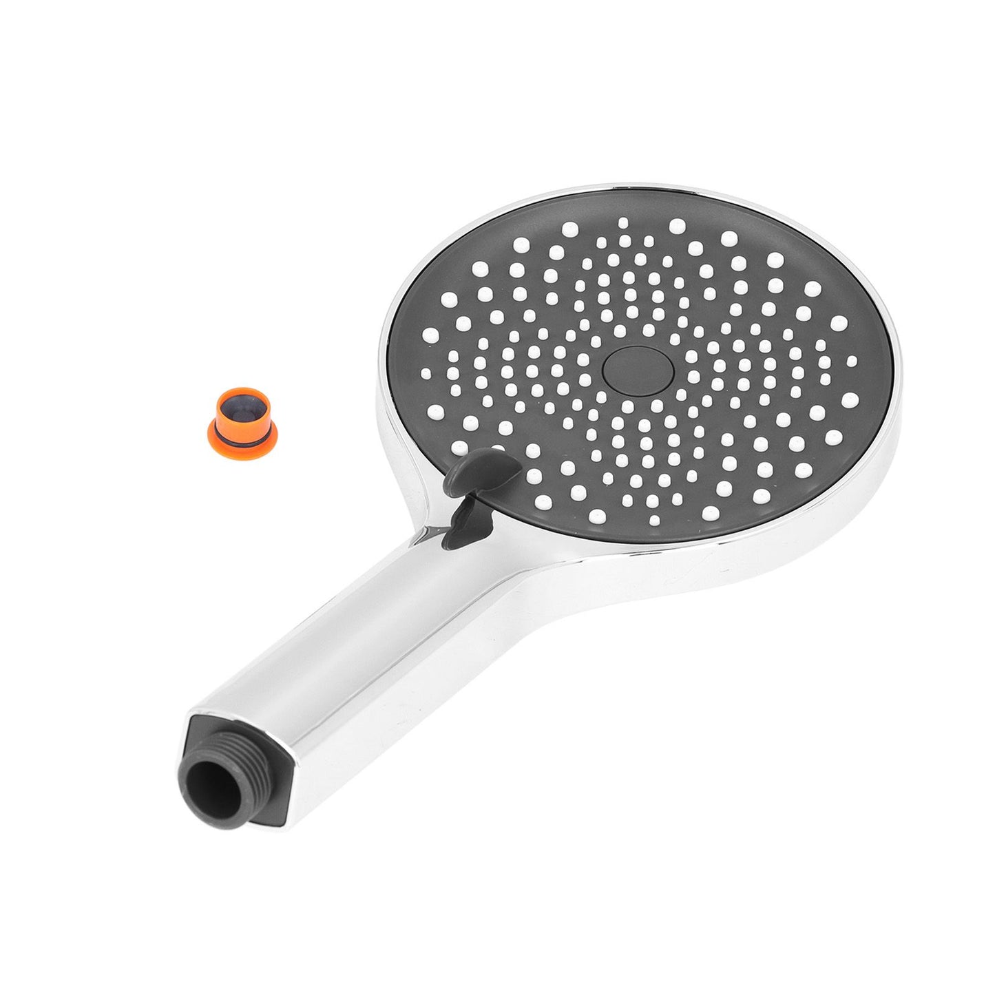 Handheld Shower Head High Pressure G1/2 Thread ABS Electroplated Showerhead for BathroomSilver V1294-YM0523-3112220003611