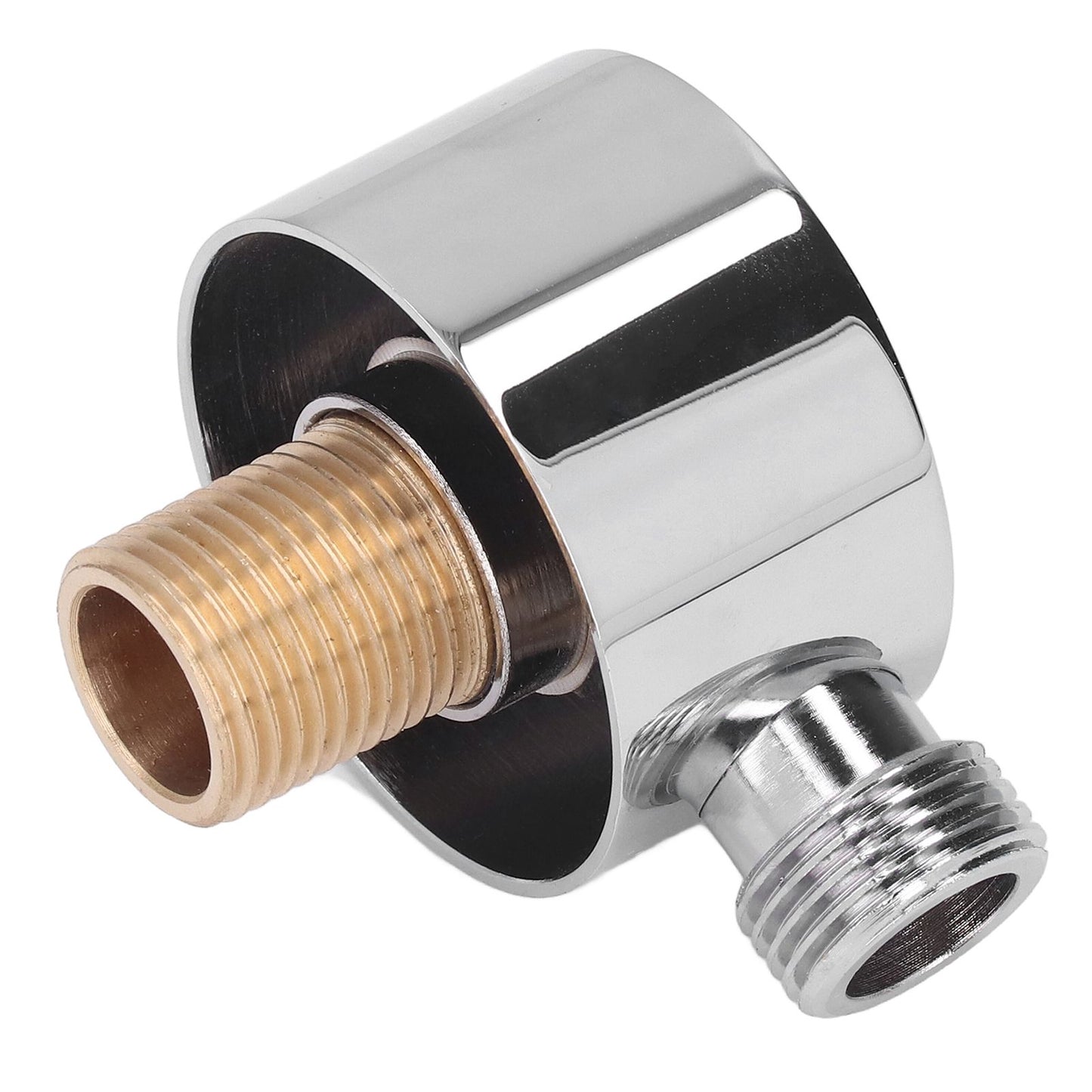 Shower Adapter Brass Construction Chrome Plated G1/2 Wall Mounted Easy Installation Round Shower Hose V1294-YM0523-3112220003711