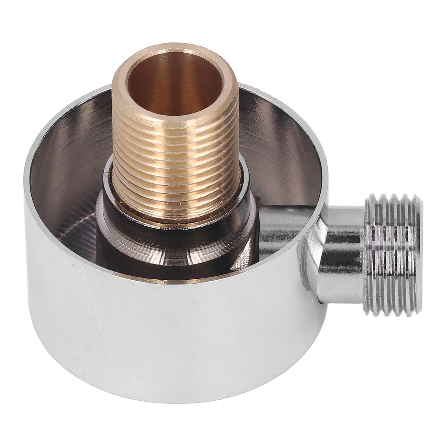 Shower Adapter Brass Construction Chrome Plated G1/2 Wall Mounted Easy Installation Round Shower Hose V1294-YM0523-3112220003711