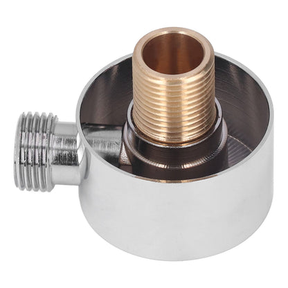Shower Adapter Brass Construction Chrome Plated G1/2 Wall Mounted Easy Installation Round Shower Hose V1294-YM0523-3112220003711