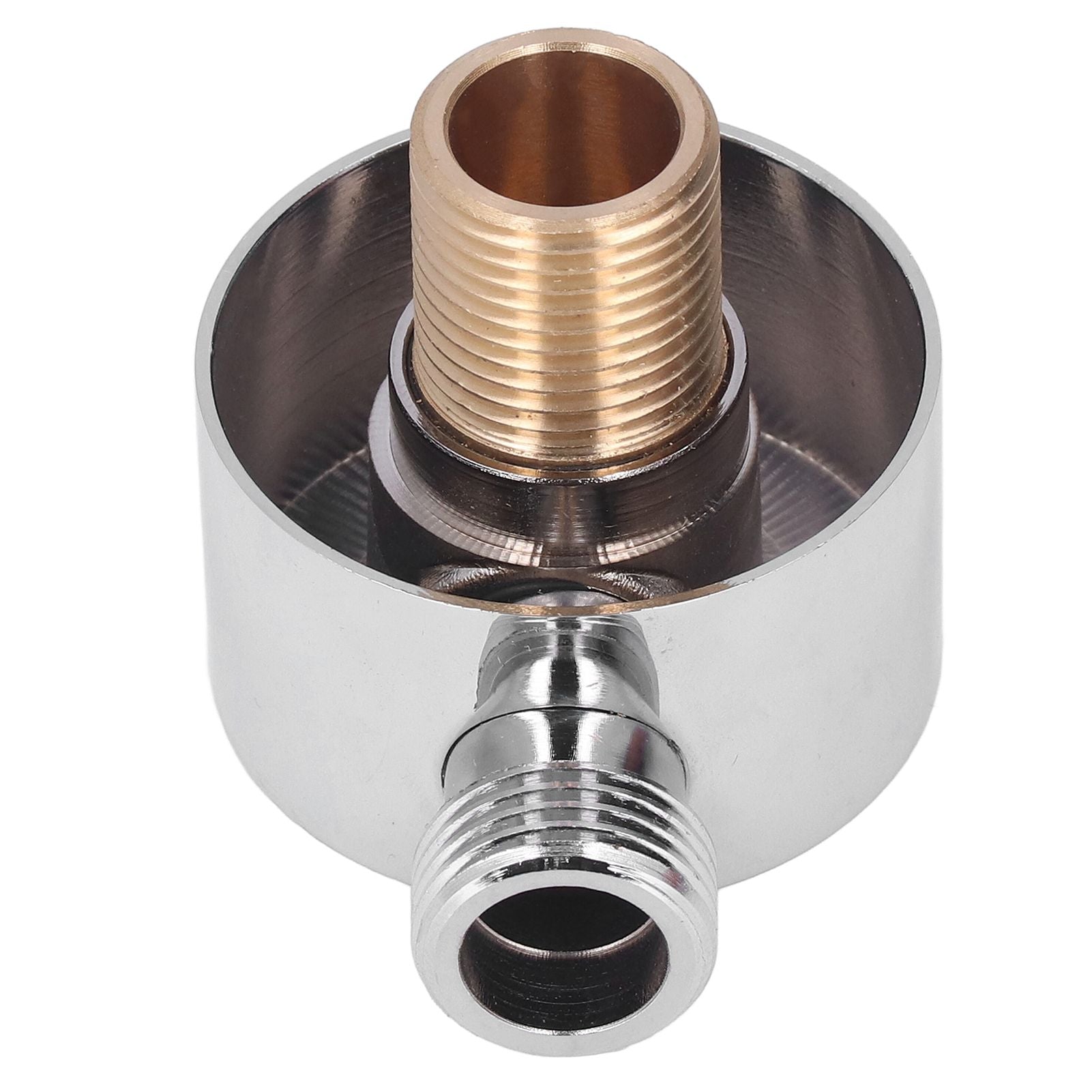 Shower Adapter Brass Construction Chrome Plated G1/2 Wall Mounted Easy Installation Round Shower Hose V1294-YM0523-3112220003711