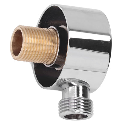 Shower Adapter Brass Construction Chrome Plated G1/2 Wall Mounted Easy Installation Round Shower Hose V1294-YM0523-3112220003711
