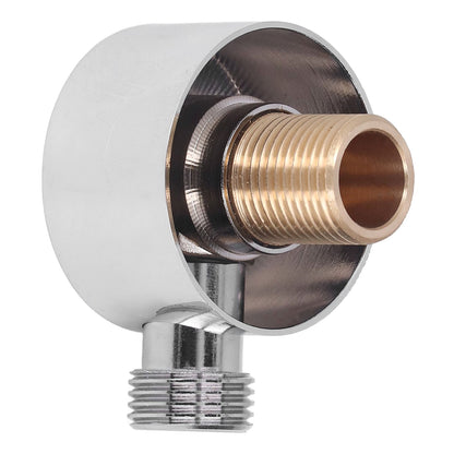 Shower Adapter Brass Construction Chrome Plated G1/2 Wall Mounted Easy Installation Round Shower Hose V1294-YM0523-3112220003711