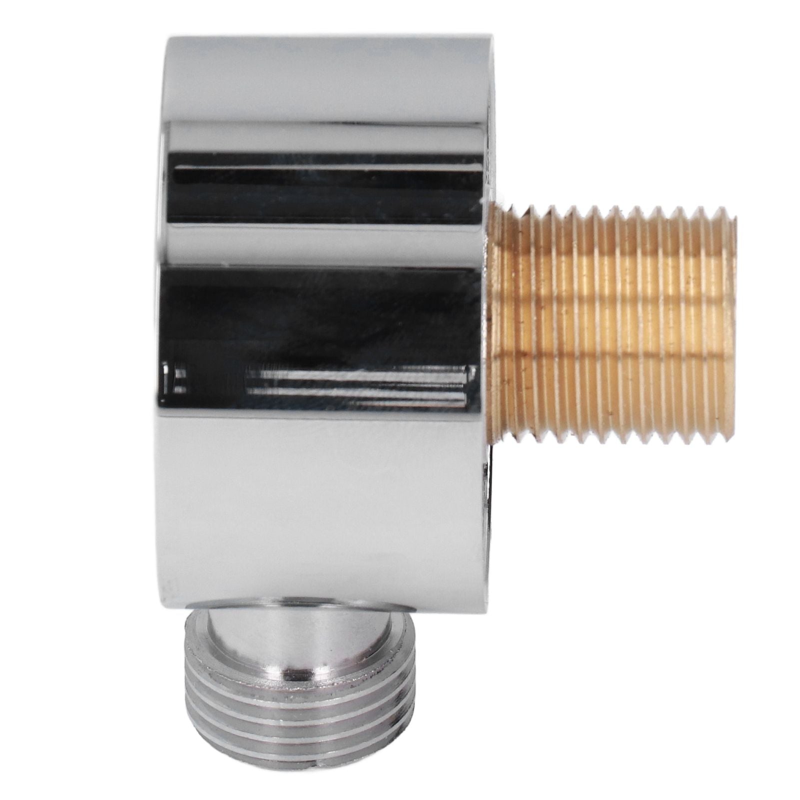 Shower Adapter Brass Construction Chrome Plated G1/2 Wall Mounted Easy Installation Round Shower Hose V1294-YM0523-3112220003711