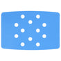 Shower Chair Cushion Paste Fixed Keep Warm EVA Blue Perforation Design Portable Shower Stool Cushion V1294-YM0523-3112220003811
