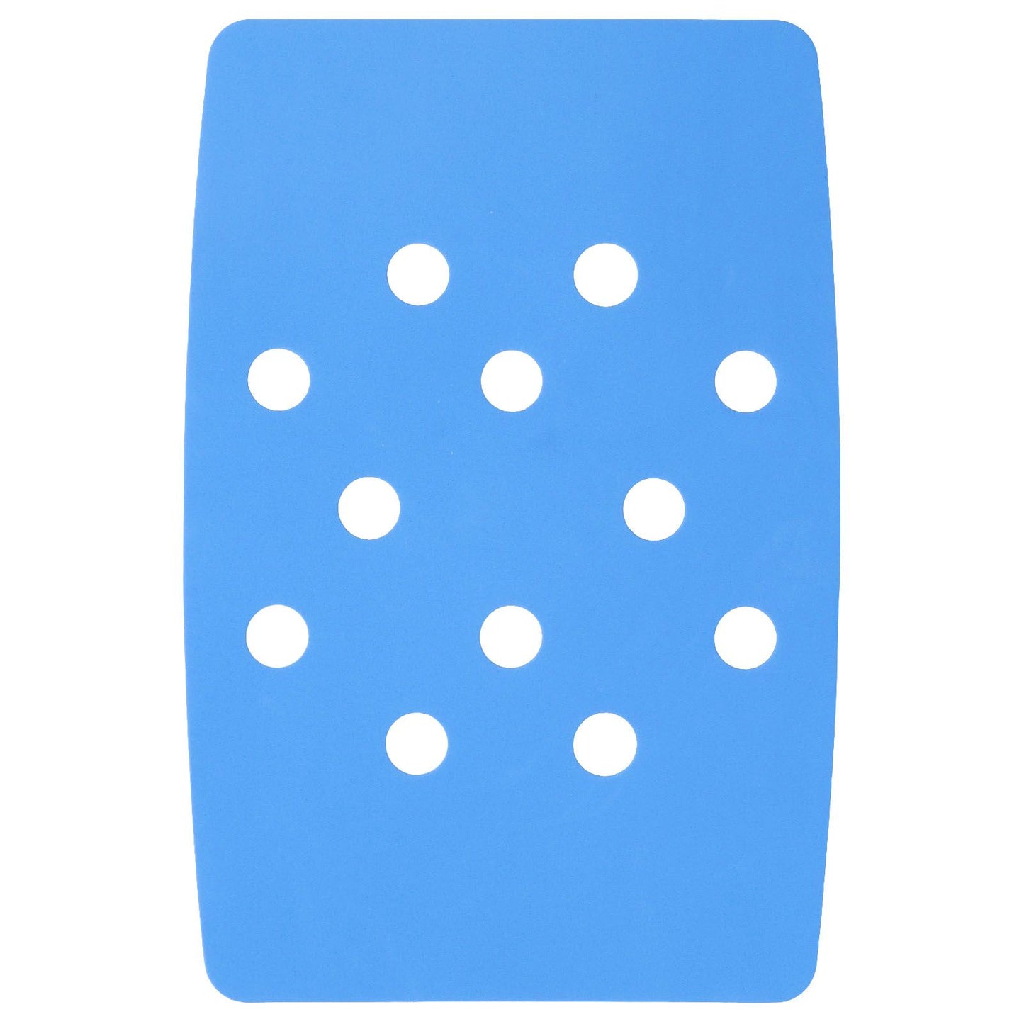 Shower Chair Cushion Paste Fixed Keep Warm EVA Blue Perforation Design Portable Shower Stool Cushion V1294-YM0523-3112220003811