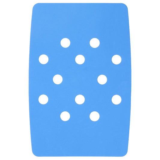 Shower Chair Cushion Paste Fixed Keep Warm EVA Blue Perforation Design Portable Shower Stool Cushion V1294-YM0523-3112220003811