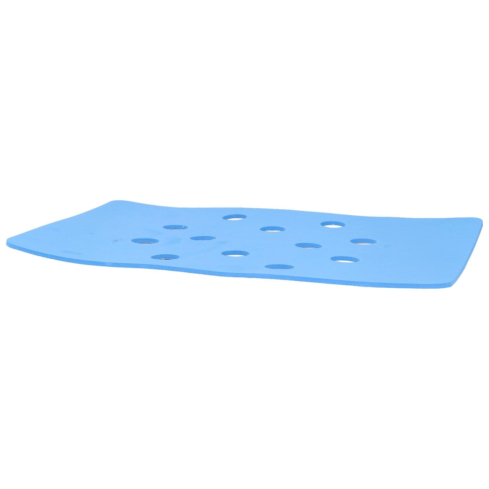 Shower Chair Cushion Paste Fixed Keep Warm EVA Blue Perforation Design Portable Shower Stool Cushion V1294-YM0523-3112220003811