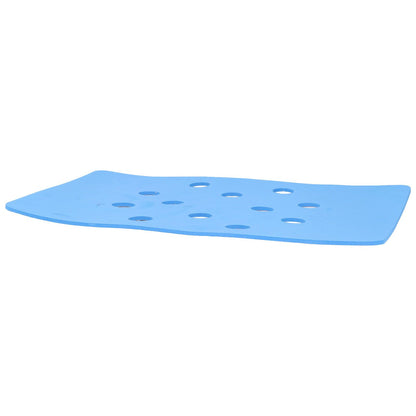 Shower Chair Cushion Paste Fixed Keep Warm EVA Blue Perforation Design Portable Shower Stool Cushion V1294-YM0523-3112220003811