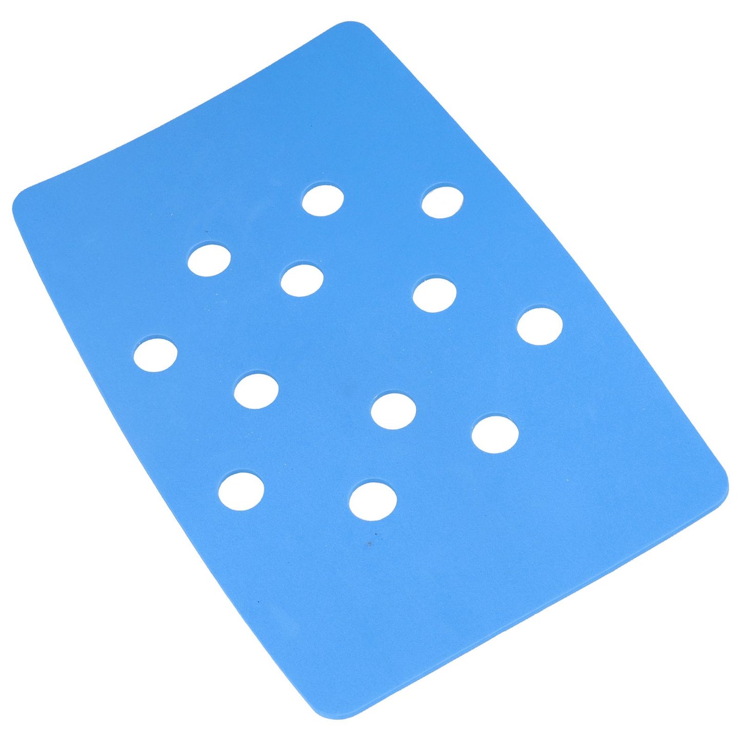 Shower Chair Cushion Paste Fixed Keep Warm EVA Blue Perforation Design Portable Shower Stool Cushion V1294-YM0523-3112220003811
