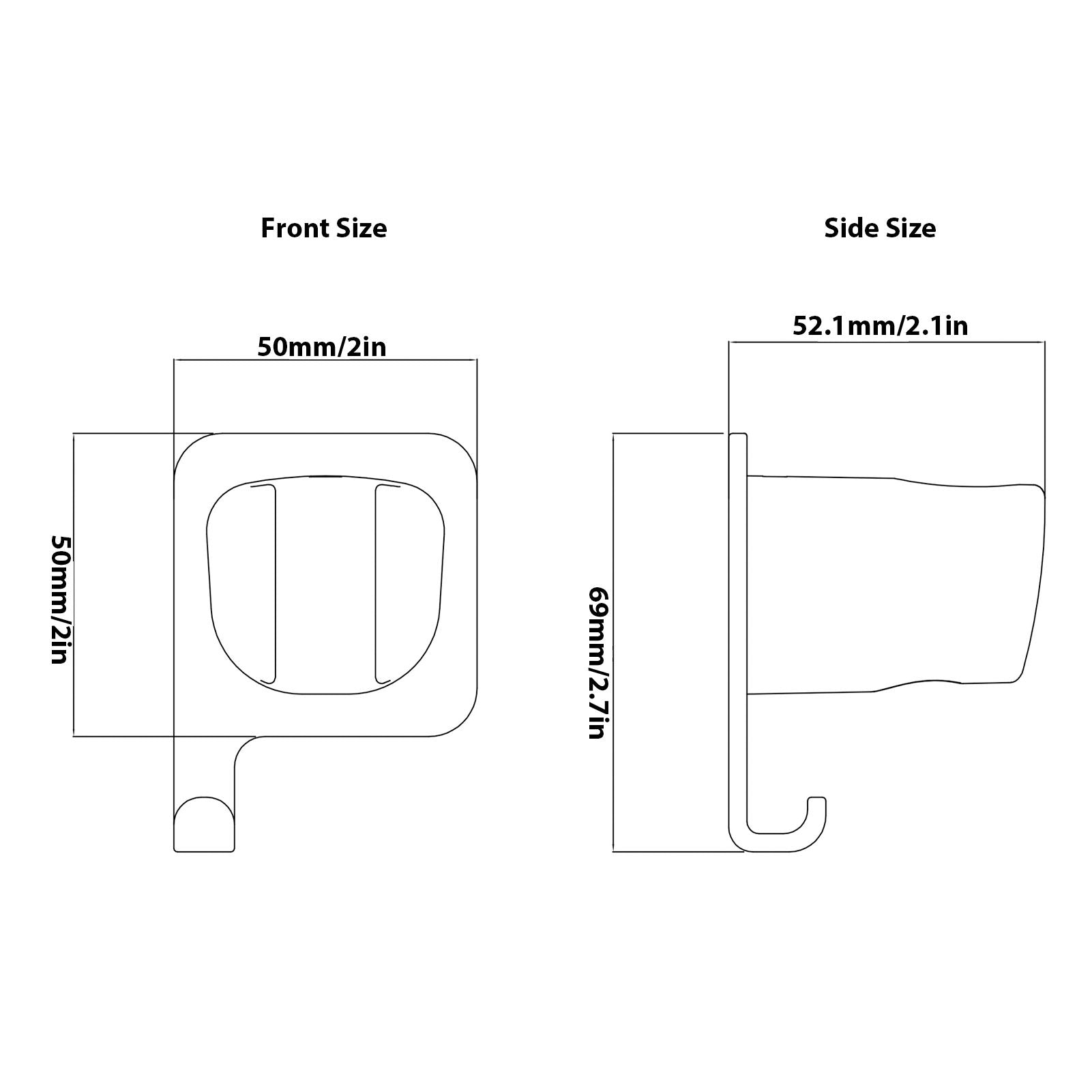 Shower Head Bracket Plastic Adhesive Nail Free Waterproof Bidet Sprayer Holder for Home Hotel Bathroom V1294-YM0523-3112220003911