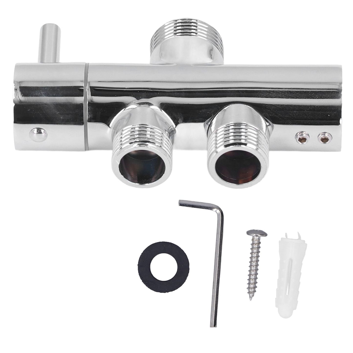 G3/4 to G1/2 Shower Arm Diverter Leakproof Tee Connector Brass Shower Diverter Valve for Bathroom V1294-YM0523-3112220004011