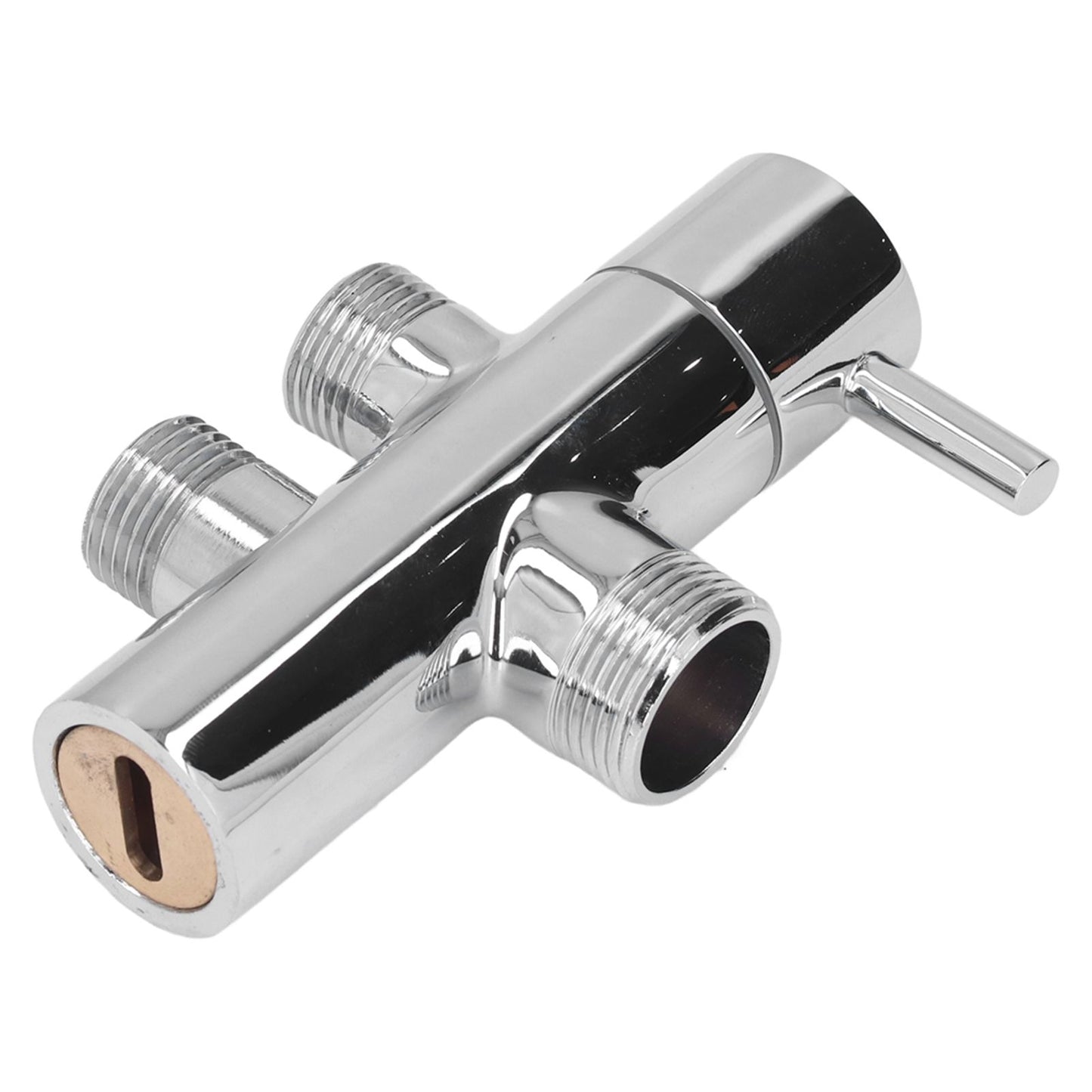 G3/4 to G1/2 Shower Arm Diverter Leakproof Tee Connector Brass Shower Diverter Valve for Bathroom V1294-YM0523-3112220004011