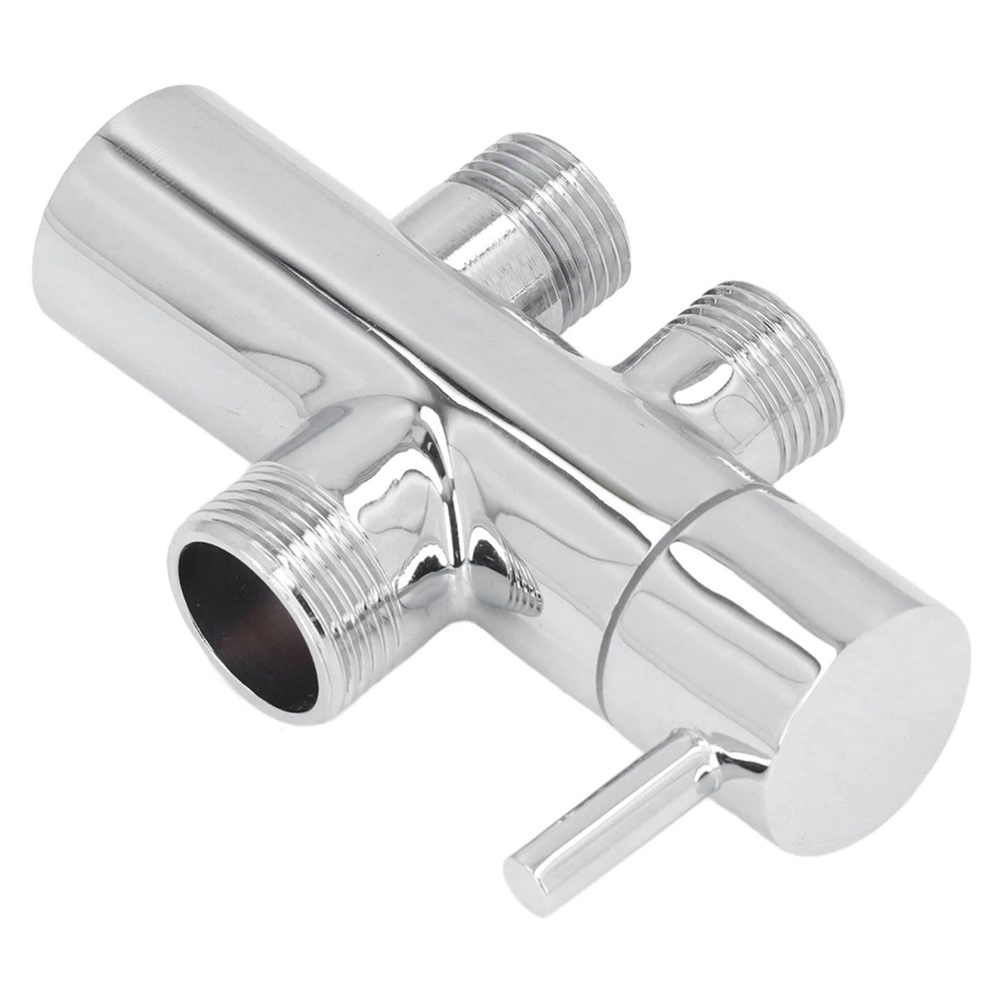 G3/4 to G1/2 Shower Arm Diverter Leakproof Tee Connector Brass Shower Diverter Valve for Bathroom V1294-YM0523-3112220004011