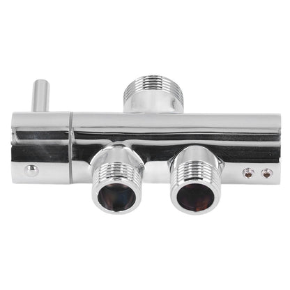G3/4 to G1/2 Shower Arm Diverter Leakproof Tee Connector Brass Shower Diverter Valve for Bathroom V1294-YM0523-3112220004011