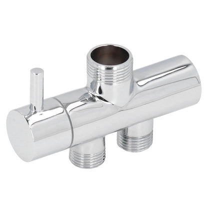 G3/4 to G1/2 Shower Arm Diverter Leakproof Tee Connector Brass Shower Diverter Valve for Bathroom V1294-YM0523-3112220004011