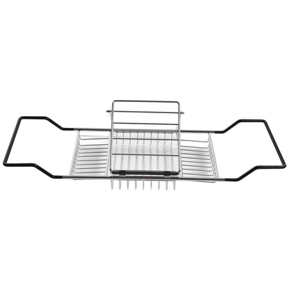 Metal Bathtub Rack Retractable Adjustable Removable Stand Bathroom Caddy Tray Rack for Hotels Bathrooms V1294-YM0523-3112220004511