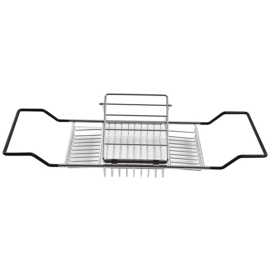 Metal Bathtub Rack Retractable Adjustable Removable Stand Bathroom Caddy Tray Rack for Hotels Bathrooms V1294-YM0523-3112220004511