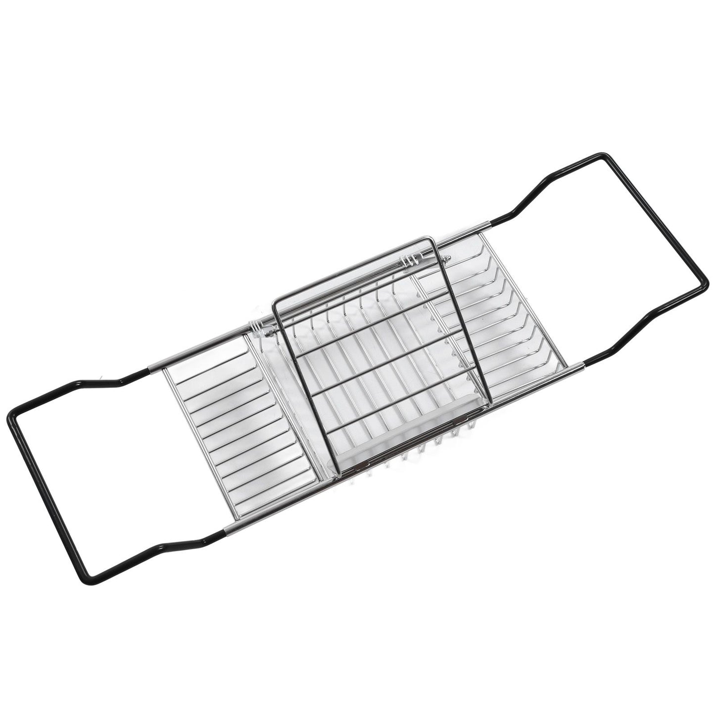 Metal Bathtub Rack Retractable Adjustable Removable Stand Bathroom Caddy Tray Rack for Hotels Bathrooms V1294-YM0523-3112220004511