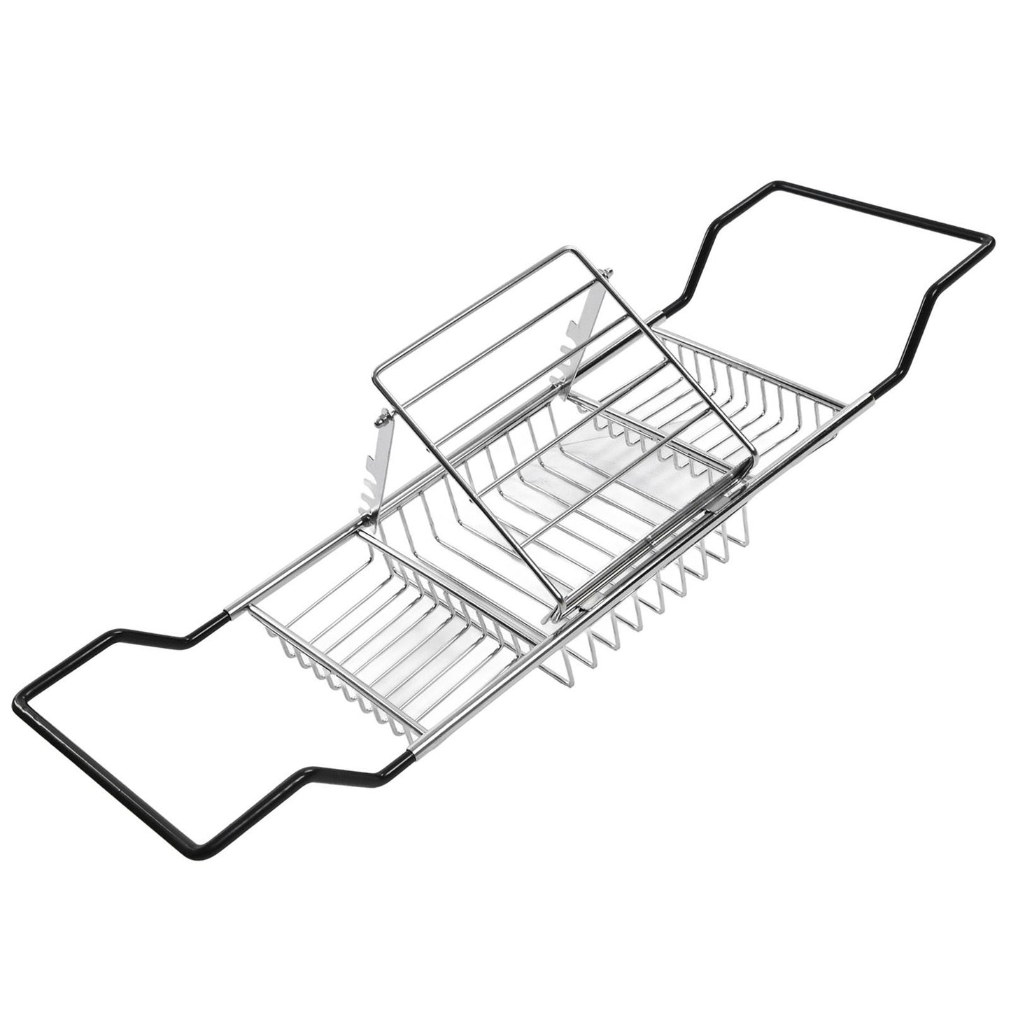 Metal Bathtub Rack Retractable Adjustable Removable Stand Bathroom Caddy Tray Rack for Hotels Bathrooms V1294-YM0523-3112220004511