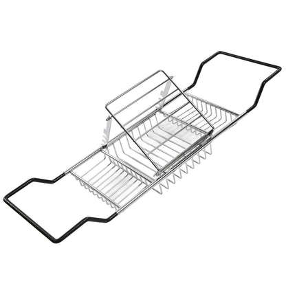 Metal Bathtub Rack Retractable Adjustable Removable Stand Bathroom Caddy Tray Rack for Hotels Bathrooms V1294-YM0523-3112220004511