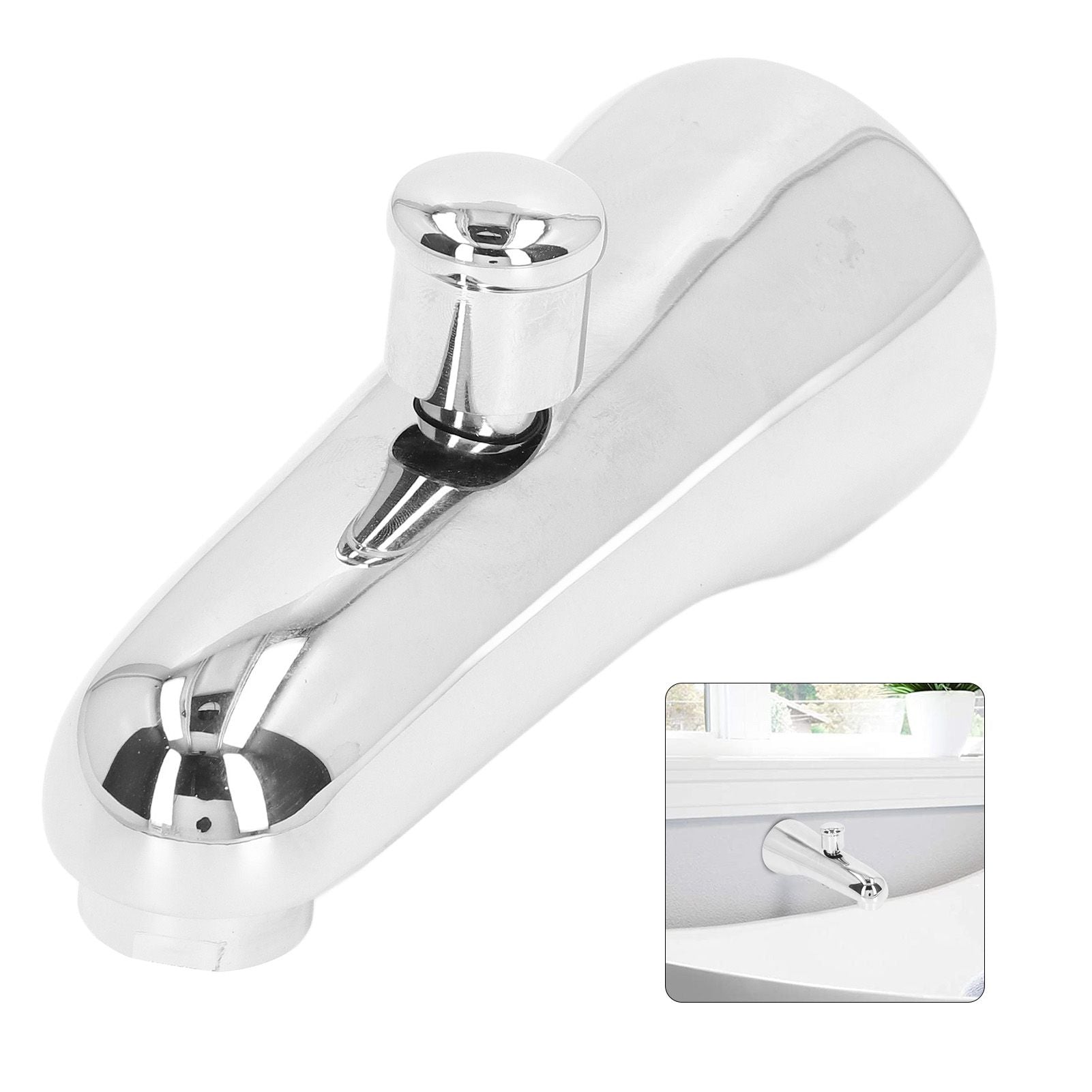 G1/2 Tub Spout Semicircle Simple Concealed Bathtub Faucet with Diverter for Bathroom Bathtub V1294-YM0523-3112220005211