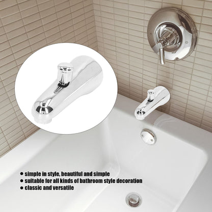 G1/2 Tub Spout Semicircle Simple Concealed Bathtub Faucet with Diverter for Bathroom Bathtub V1294-YM0523-3112220005211