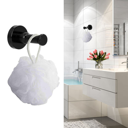 Retro Bathroom Hook Aluminum Towel Hook Heavy Duty Wall Coat Hanger for Balcony KitchenBlack V1294-YM0523-3112220005811