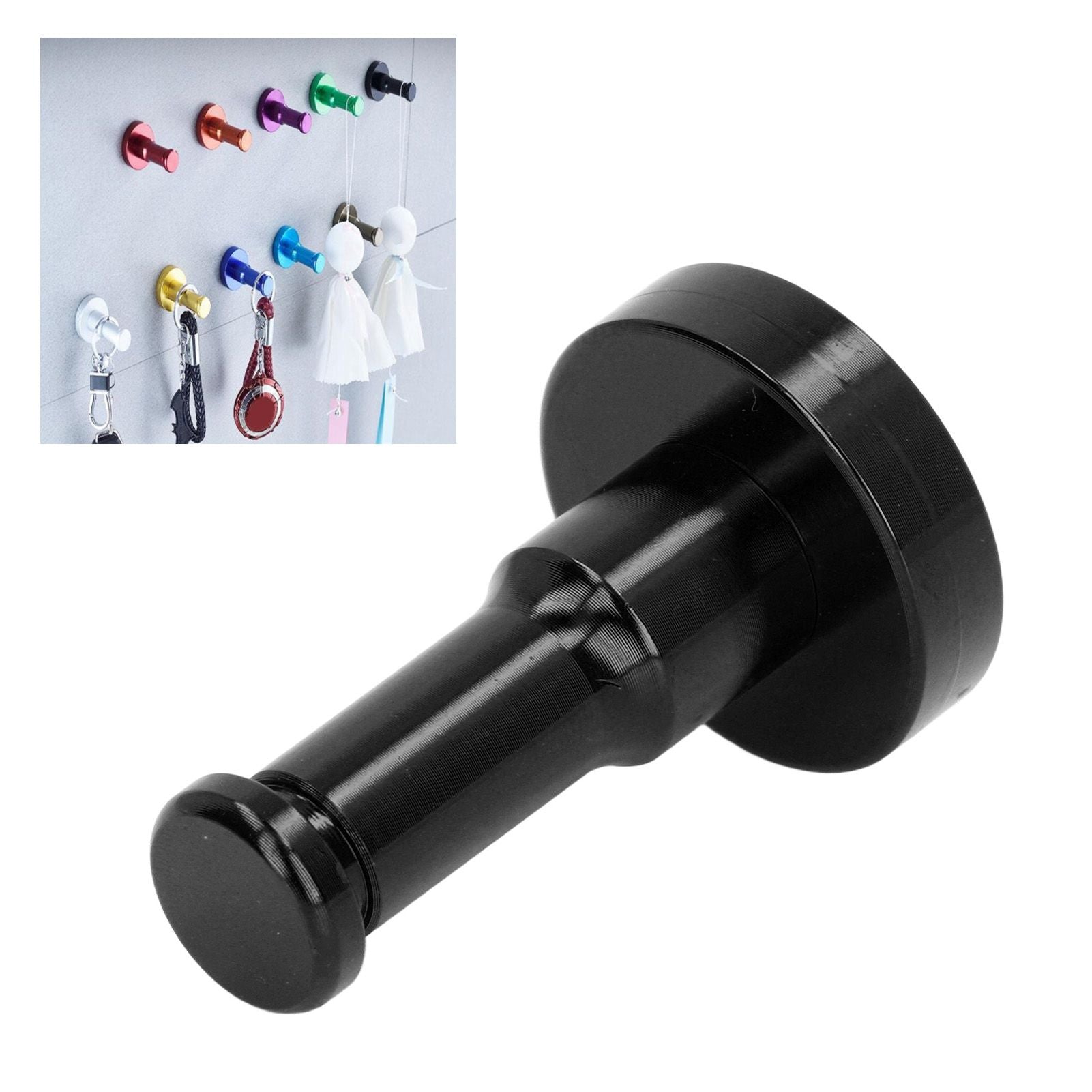 Retro Bathroom Hook Aluminum Towel Hook Heavy Duty Wall Coat Hanger for Balcony KitchenBlack V1294-YM0523-3112220005811