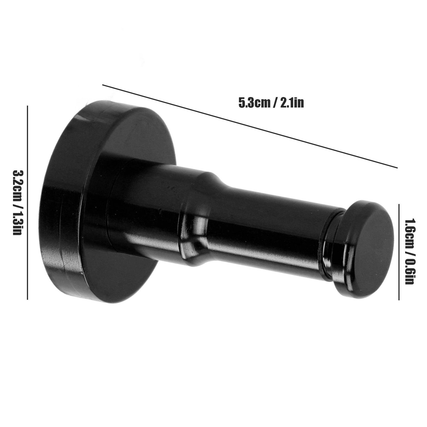 Retro Bathroom Hook Aluminum Towel Hook Heavy Duty Wall Coat Hanger for Balcony KitchenBlack V1294-YM0523-3112220005811