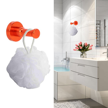 Retro Bathroom Hook Aluminum Towel Hook Heavy Duty Wall Coat Hanger for Balcony KitchenOrange V1294-YM0523-3112220005813