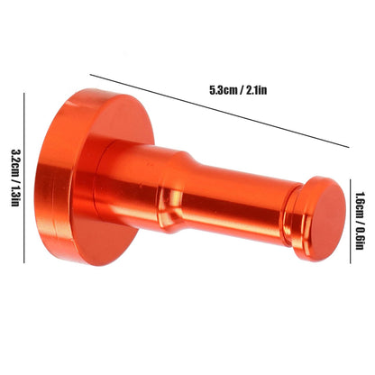 Retro Bathroom Hook Aluminum Towel Hook Heavy Duty Wall Coat Hanger for Balcony KitchenOrange V1294-YM0523-3112220005813