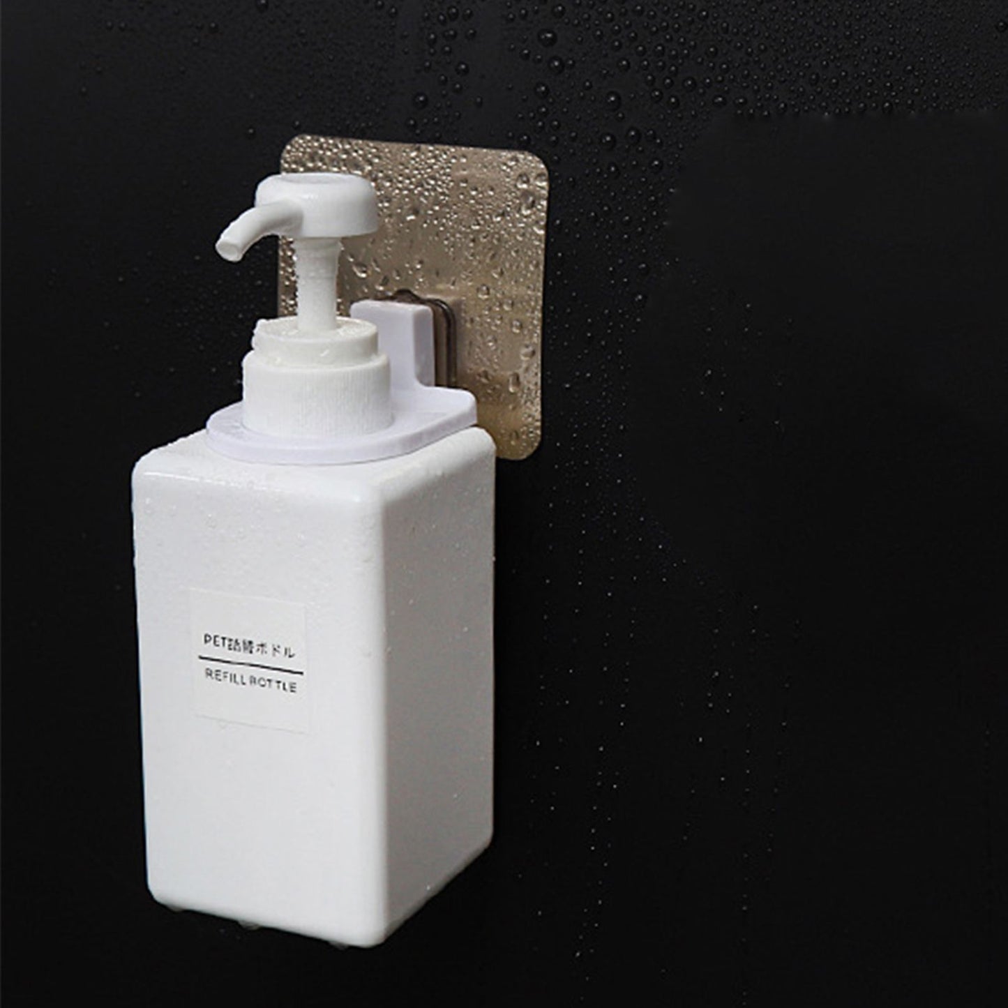 Soap Liquid Hook Self Adhesive Wall Mounted Shower Gel Bottle Rack Shampoo Holder for Bathroom V1294-YM0523-3112220006511