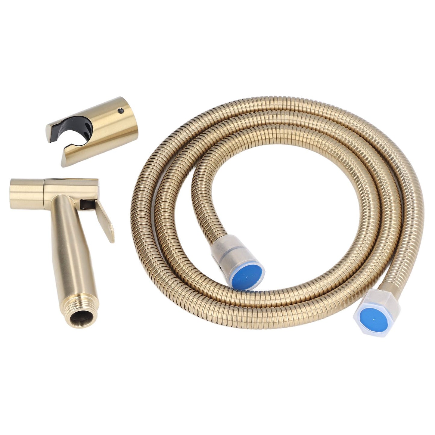Bidet Sprayer Stainless Steel G1/2 Adjustable Water Pressure Portable Space Saving Easy Installation Handheld V1294-YM0523-3112220007412