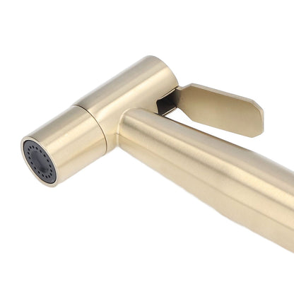 Bidet Sprayer Stainless Steel G1/2 Adjustable Water Pressure Portable Space Saving Easy Installation Handheld V1294-YM0523-3112220007412