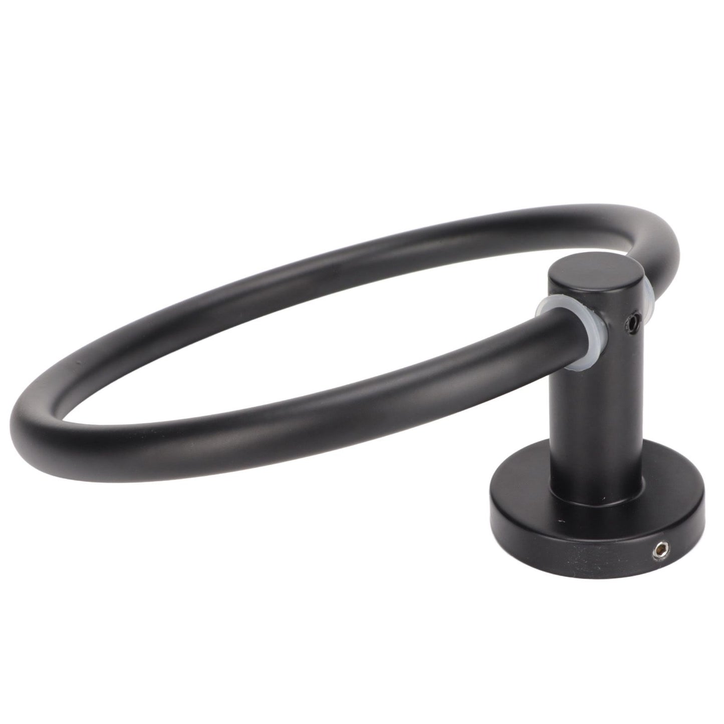 Towel Ring Space Aluminum Modern Round Hand Towel Holder Bath Hardware for Balcony HotelBlack V1294-YM0523-3112220009511