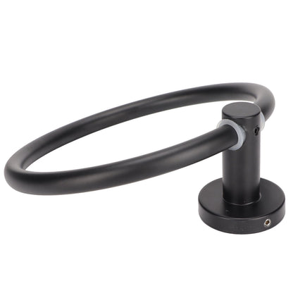 Towel Ring Space Aluminum Modern Round Hand Towel Holder Bath Hardware for Balcony HotelBlack V1294-YM0523-3112220009511