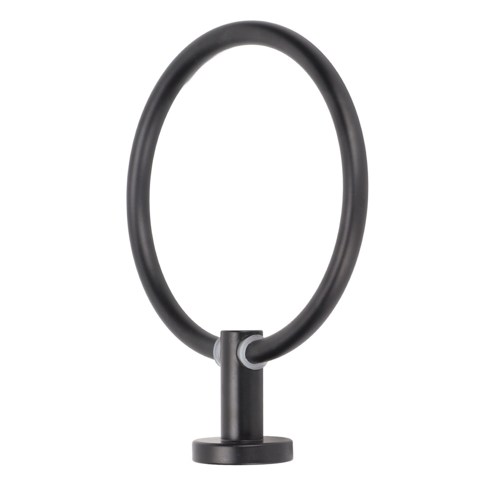Towel Ring Space Aluminum Modern Round Hand Towel Holder Bath Hardware for Balcony HotelBlack V1294-YM0523-3112220009511