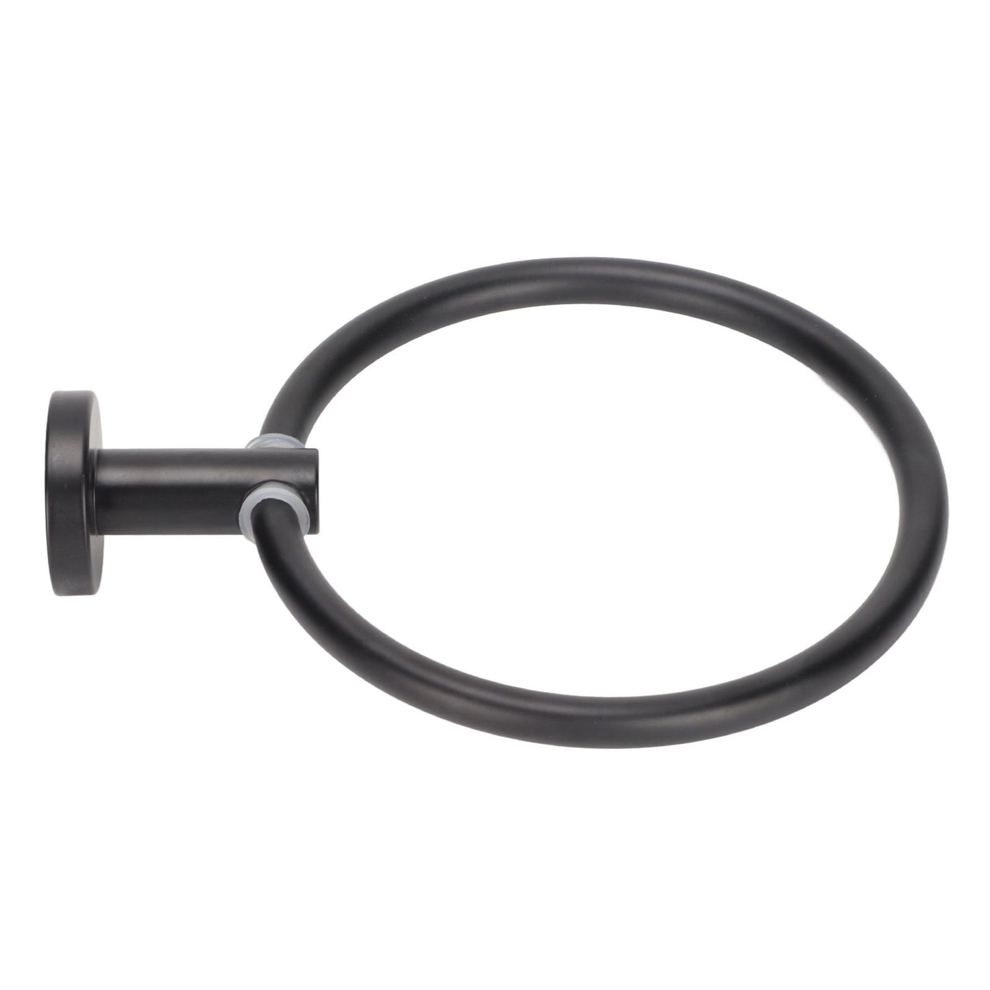 Towel Ring Space Aluminum Modern Round Hand Towel Holder Bath Hardware for Balcony HotelBlack V1294-YM0523-3112220009511