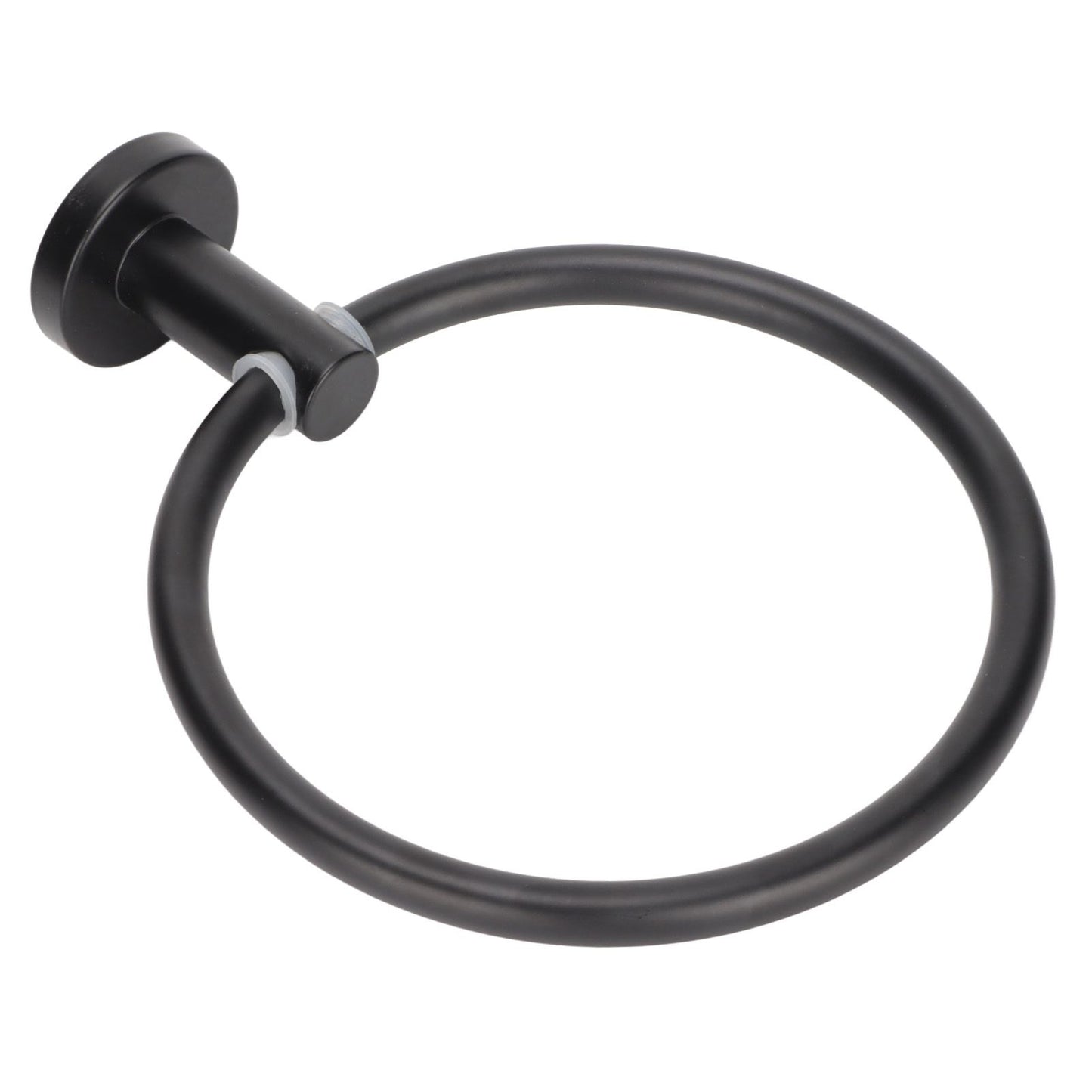 Towel Ring Space Aluminum Modern Round Hand Towel Holder Bath Hardware for Balcony HotelBlack V1294-YM0523-3112220009511